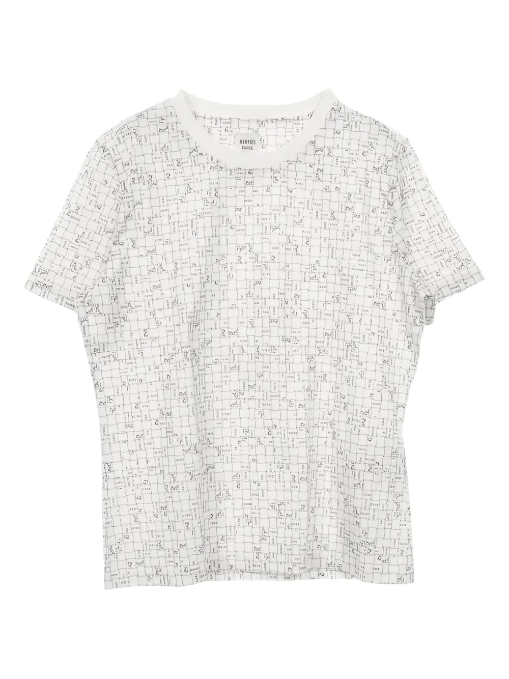 Hermès Pre-Owned 20s patterned T-shirt | White | Image 1