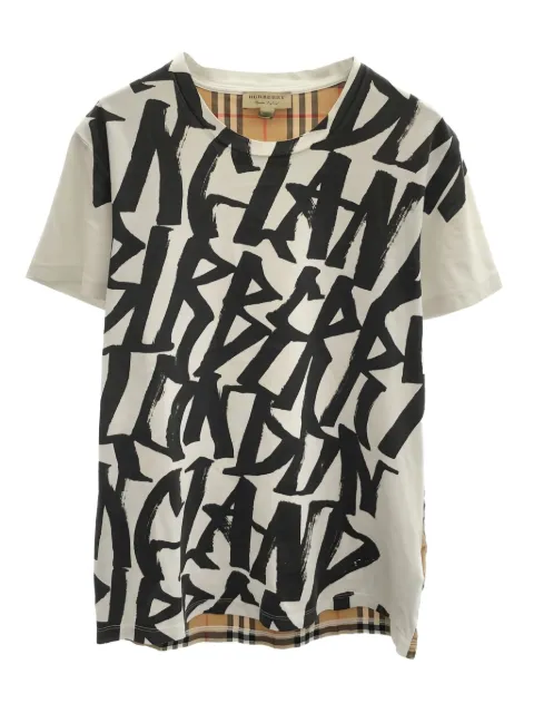 Burberry Pre-Owned 00s check-print T-shirt