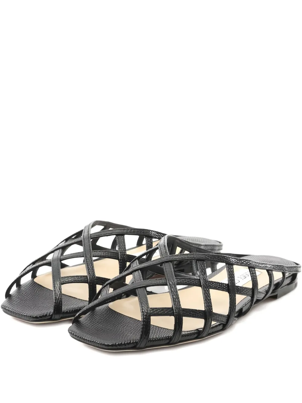 Jimmy Choo Pre-Owned 20s flat sandals | Black | Image 1
