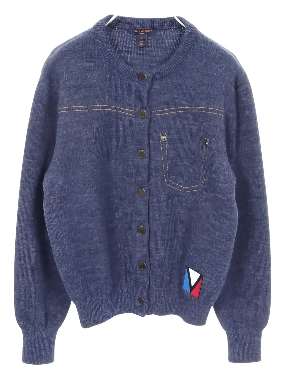 Louis Vuitton Pre-Owned 10s buttoned cardigan | Blue | Image 1