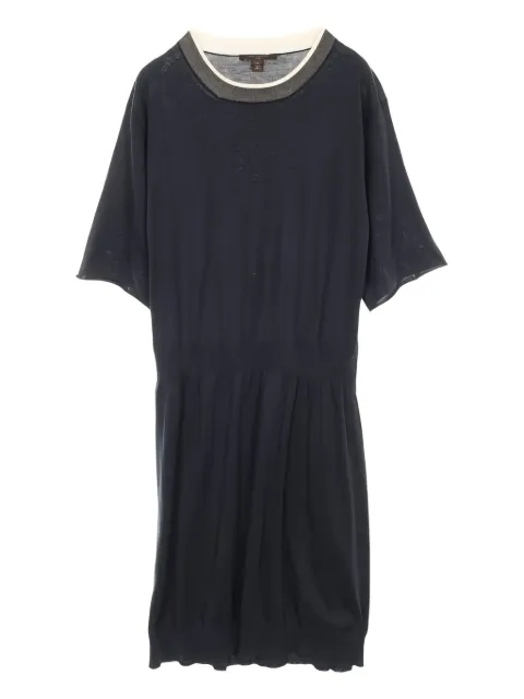 Louis Vuitton Pre-Owned vestido tejido 2010