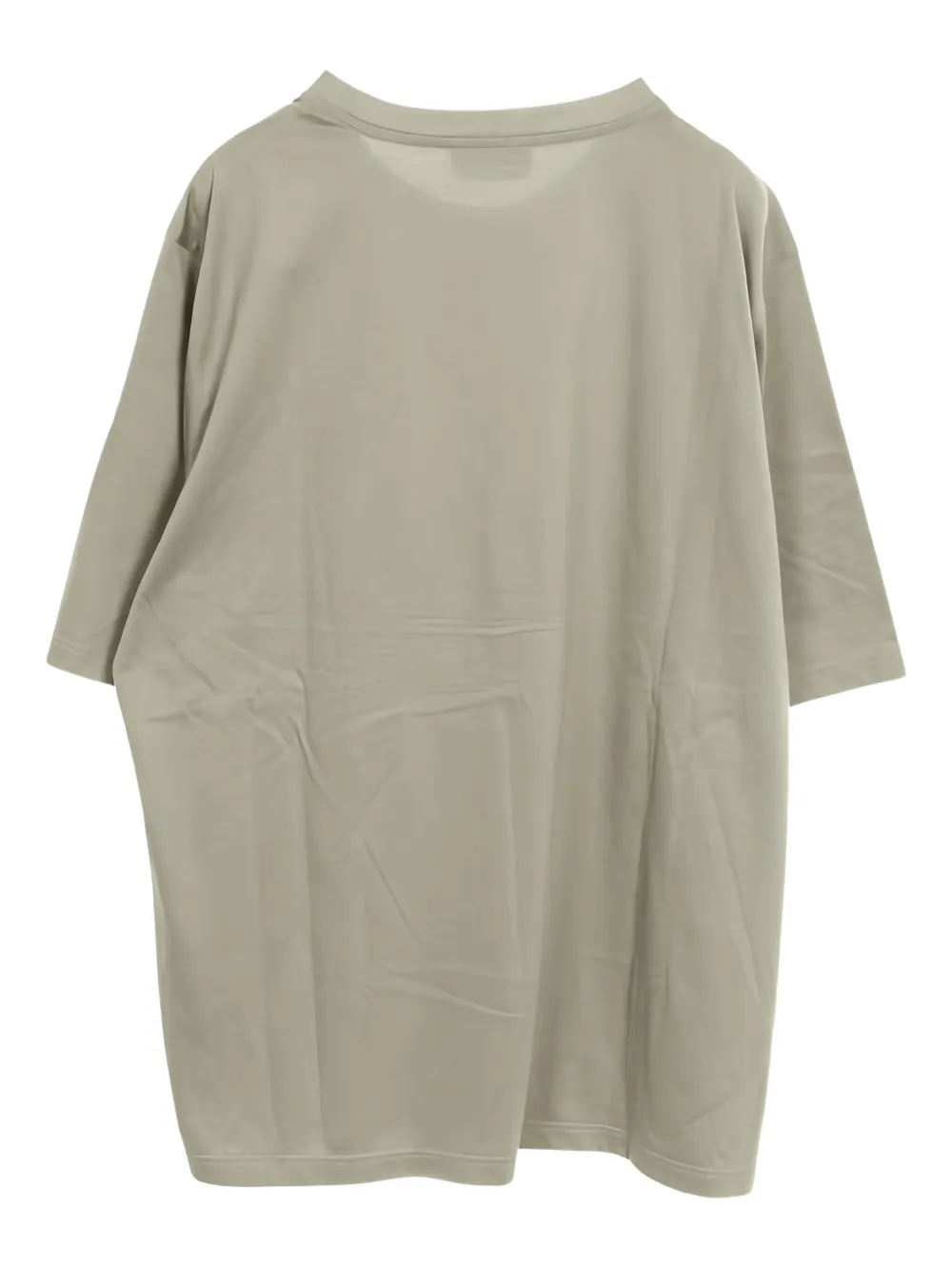 Hermès Pre-Owned leather-patch crew-neck t-shirt | Image 2