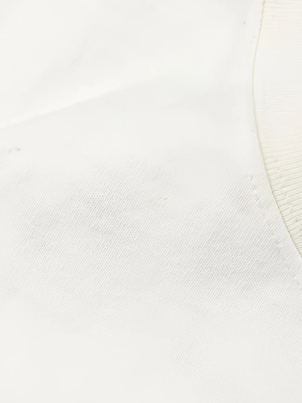 Pre-owned Gucci Embroidery Crew-neck T-shirt In White