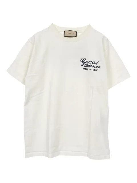 Gucci Pre-Owned T-shirt con ricamo