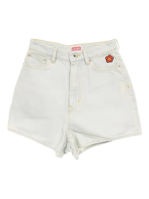 Kenzo Pre-Owned flower-patch jeans