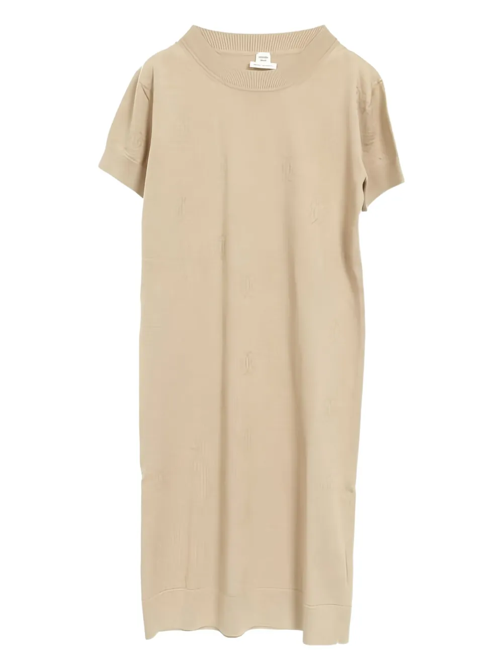 Hermès Pre-Owned 2010s knit short-sleeve dress | Neutrals | Image 1
