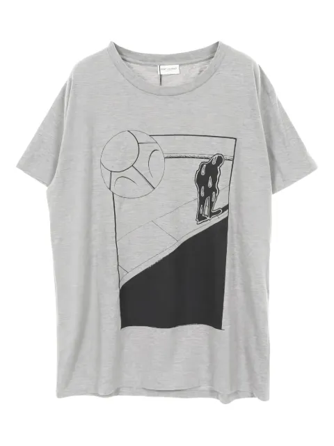 Saint Laurent Pre-Owned crew-neck short-sleeve t-shirt