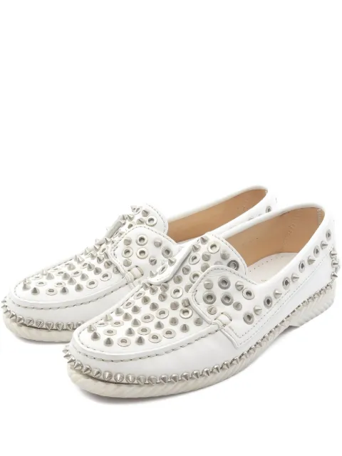Christian Louboutin Pre-Owned 2000s Yacht Spikes slip-on boat shoes