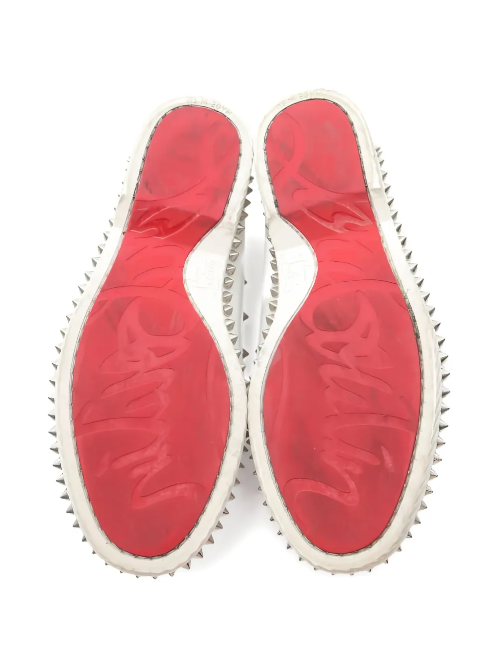 Christian Louboutin Pre-Owned 2000s Yacht Spikes slip-on boat shoes | Image 2
