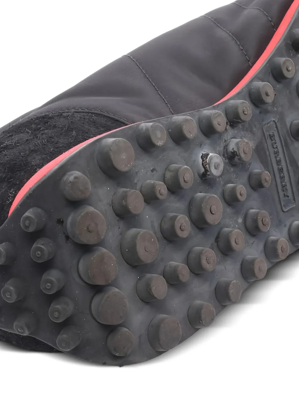 Pre-owned Burberry Lace-up Sneakers In Black