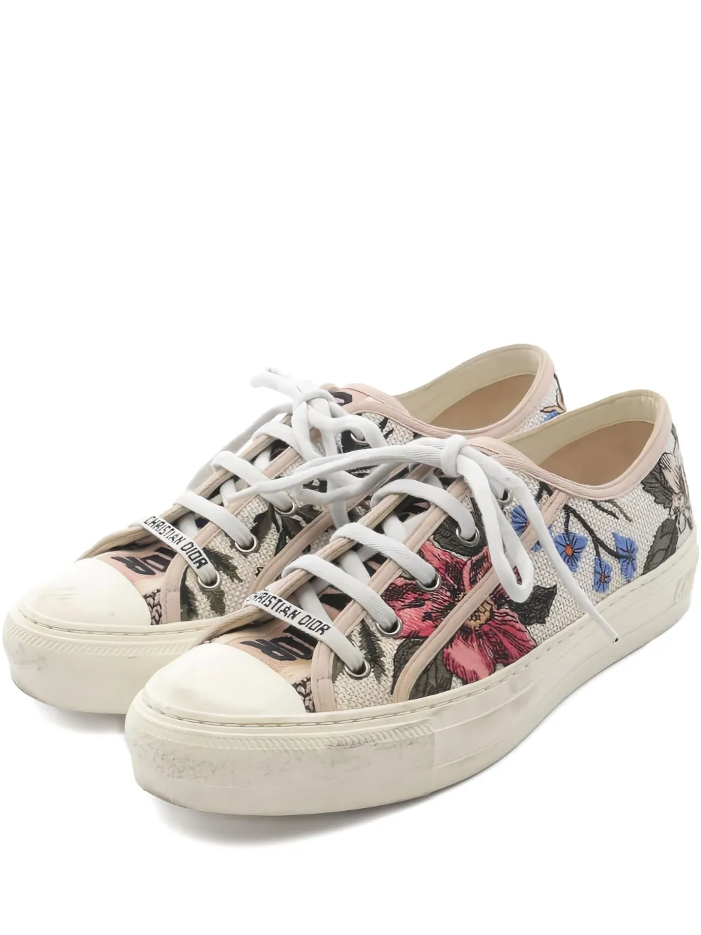 Pre-owned Dior Walk'n' Sneakers In White