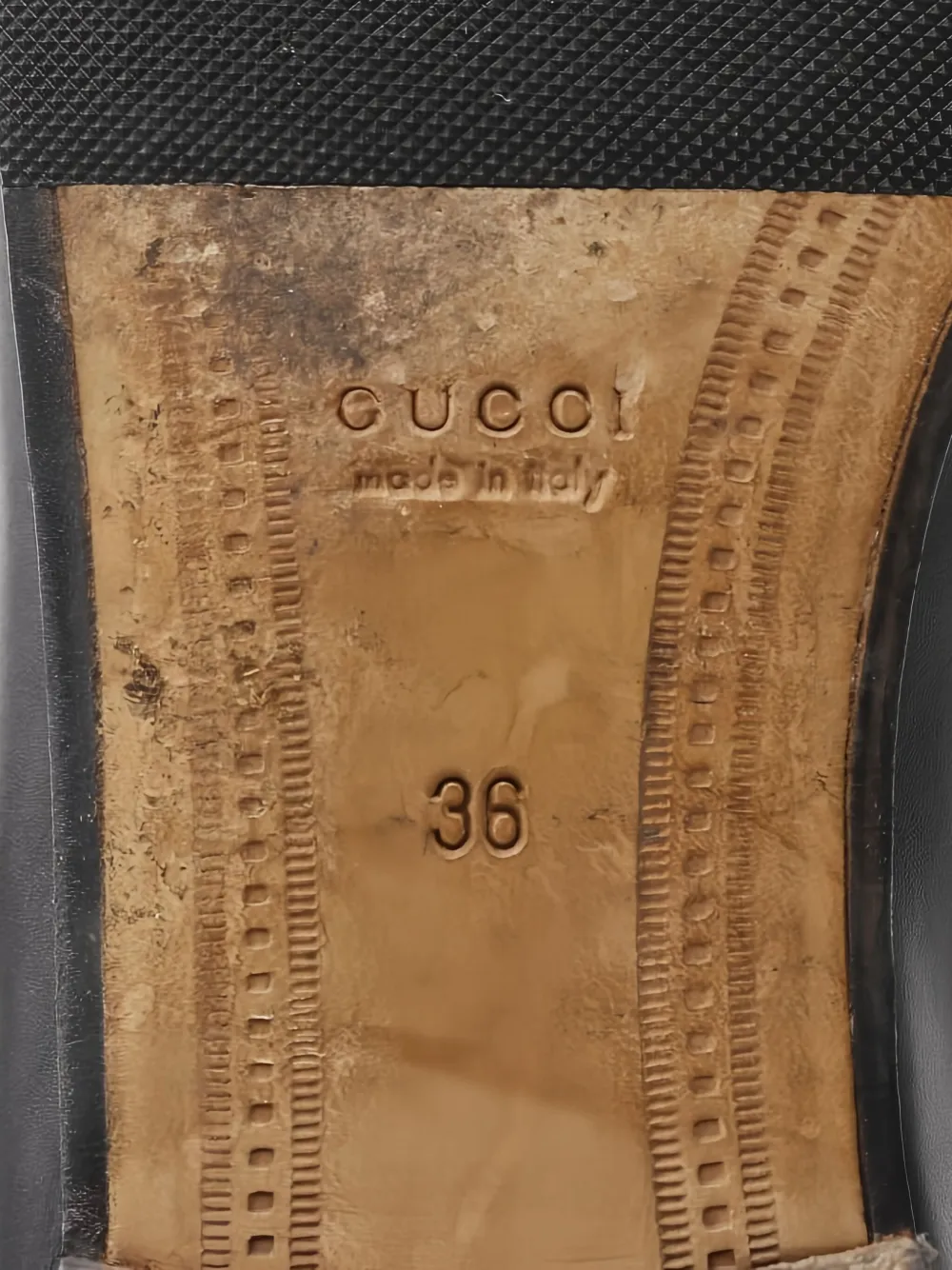 Pre-owned Gucci 20000s Jordaan Horsebit Loafers In Black