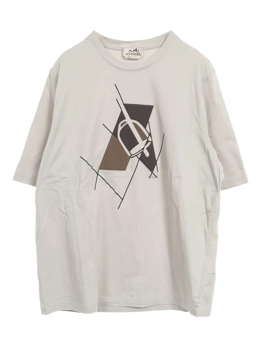 Hermès Pre-Owned playera Etrier en Fragments 2010 | neutro | Image 1