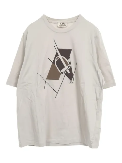 Hermès Pre-Owned 2010s Etrier en Fragments T-shirt