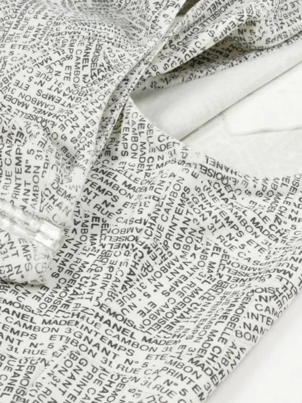 CHANEL Pre-Owned 1986-1988 ロゴ タンクトップ | ホワイト | FARFETCH JP