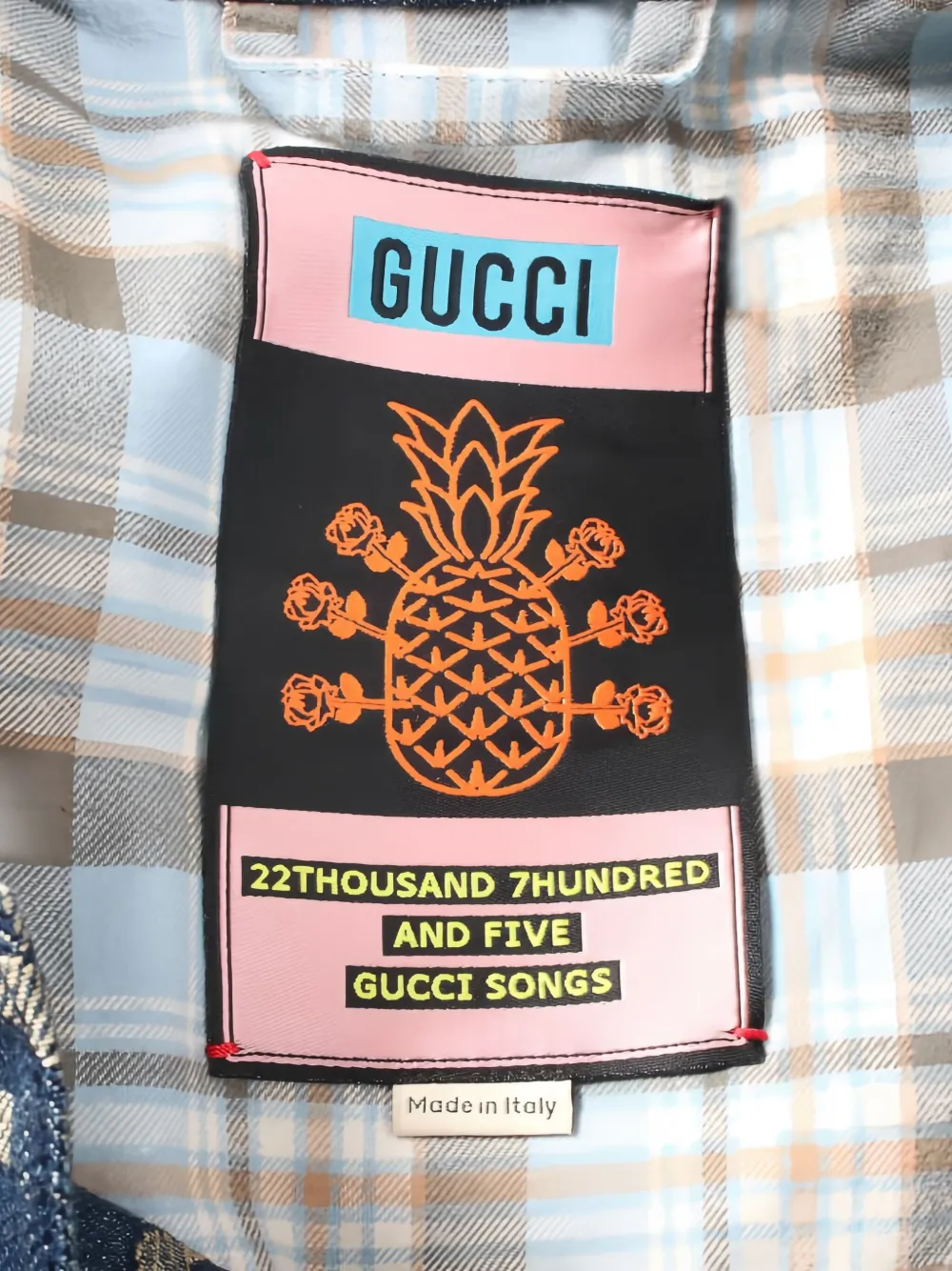 Pre-owned Gucci 2010s Jumbo Gg Denim Gilet In Blue