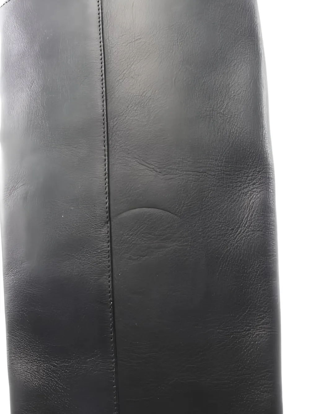 Pre-owned Dior 2010s Cd Strap-detailed Knee-high Boots In Black