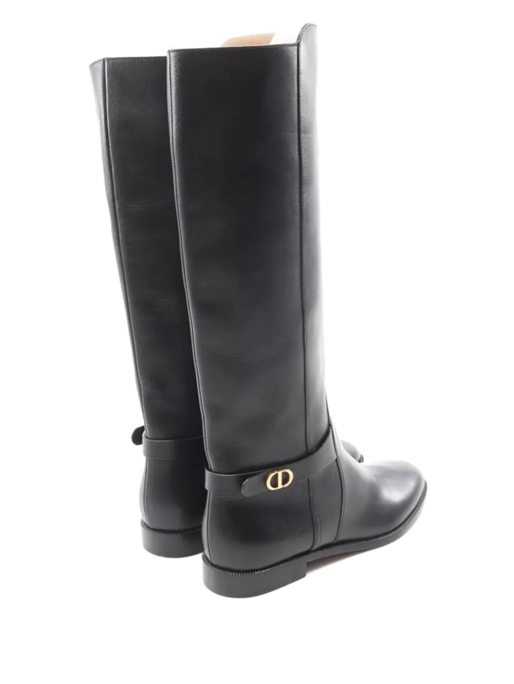 Christian Dior Pre-Owned 2010s CD strap-detailed knee-high boots | Image 2