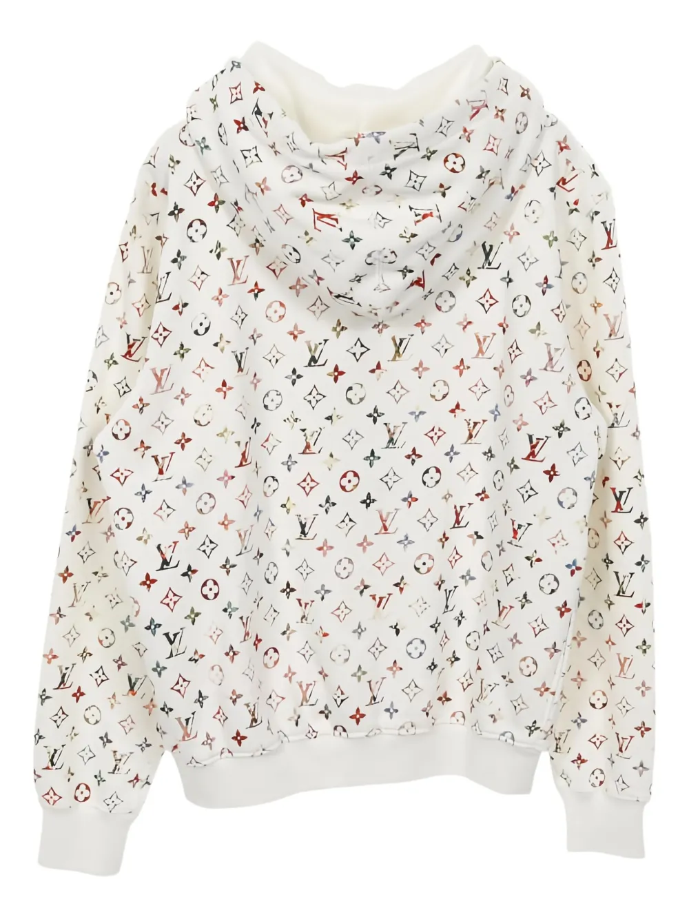 Louis Vuitton Pre-Owned 2010s flower-monogram zip hoodie | Image 2