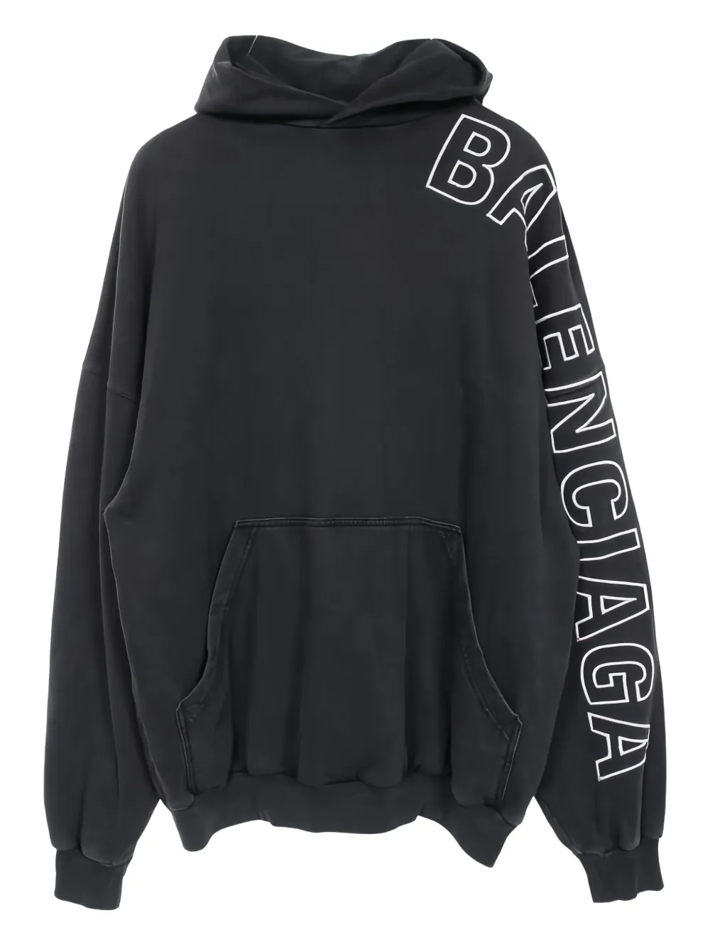 Balenciaga Pre-Owned 2000s Outline hoodie | Grey | Image 1