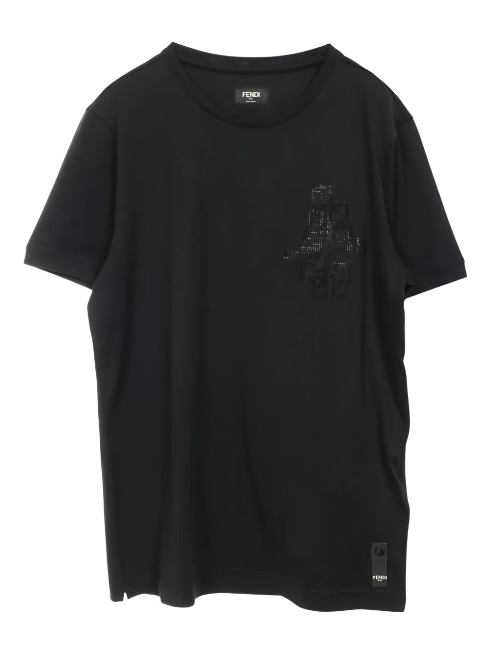 Fendi Pre-Owned playera con logo FF 2010 | negro | Image 1