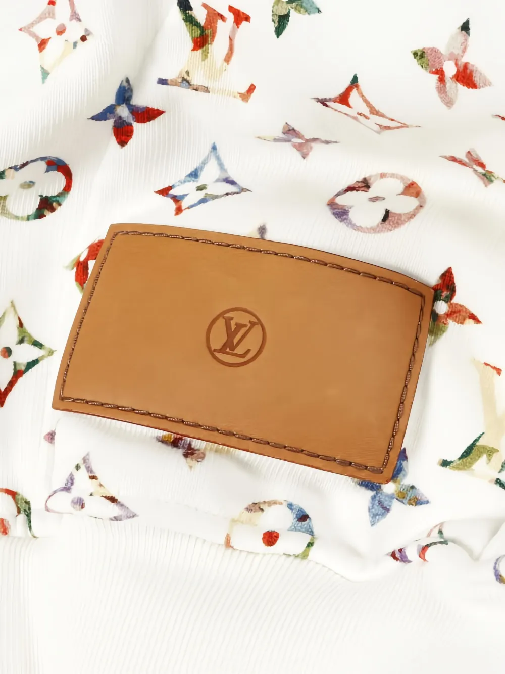 Louis Vuitton Pre-Owned 2010s flower monogram zip-UP hoodie | Image 2