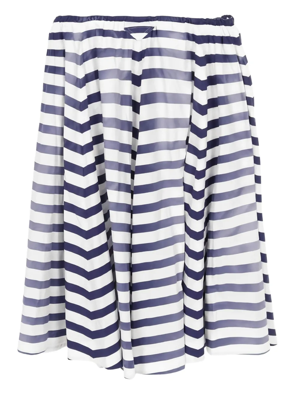 Prada Pre-Owned 2010s gestreepte midi-rok - Blauw