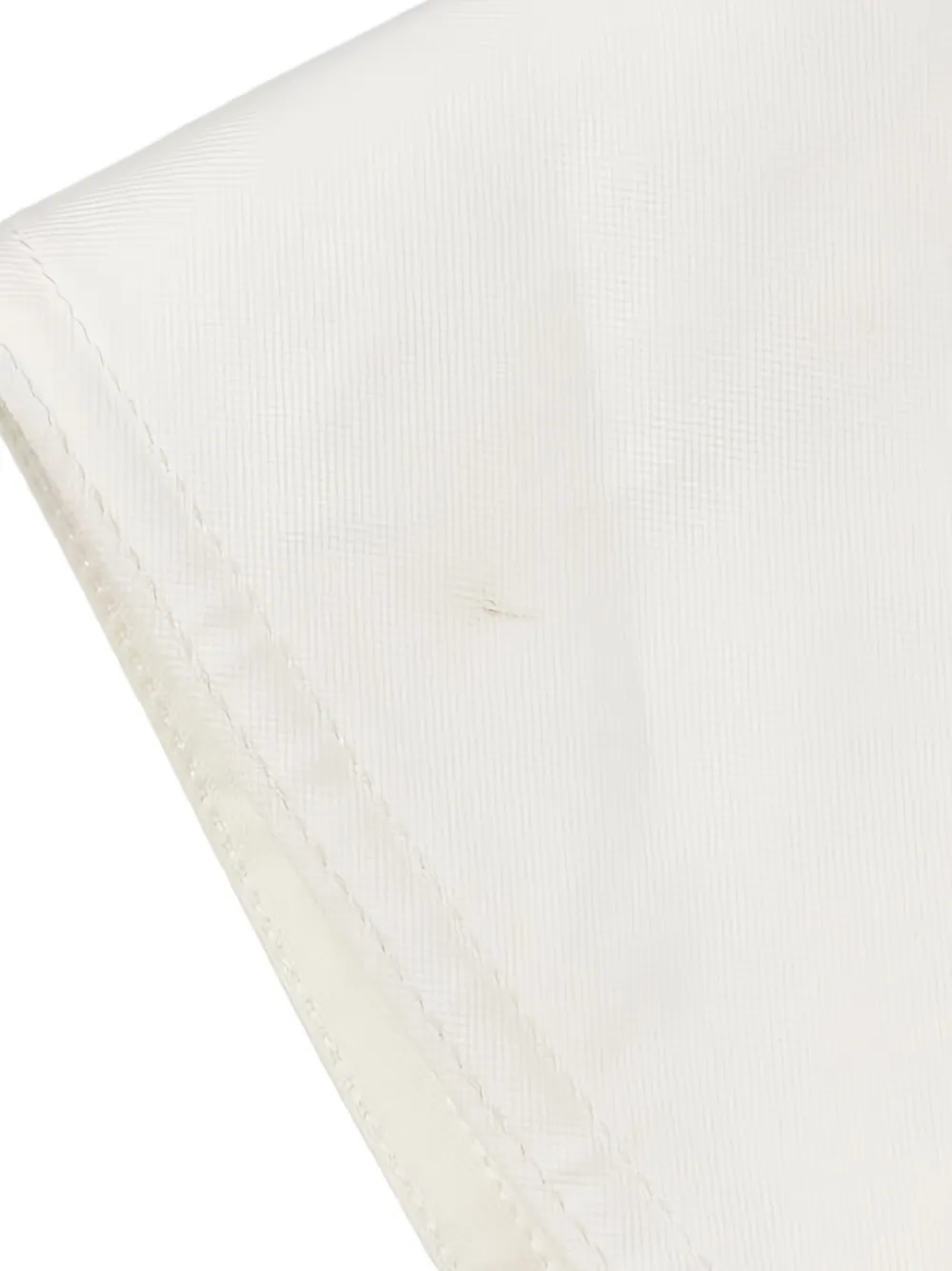 Pre-owned Louis Vuitton 2022 Ruffled Printed Coat In White