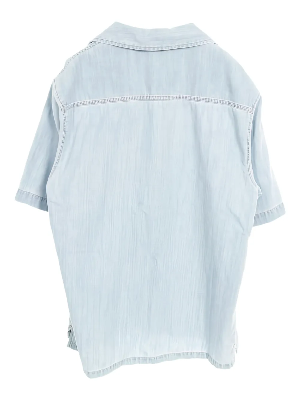 Versace Pre-Owned 2010s denim short-sleeve shirt | Image 2