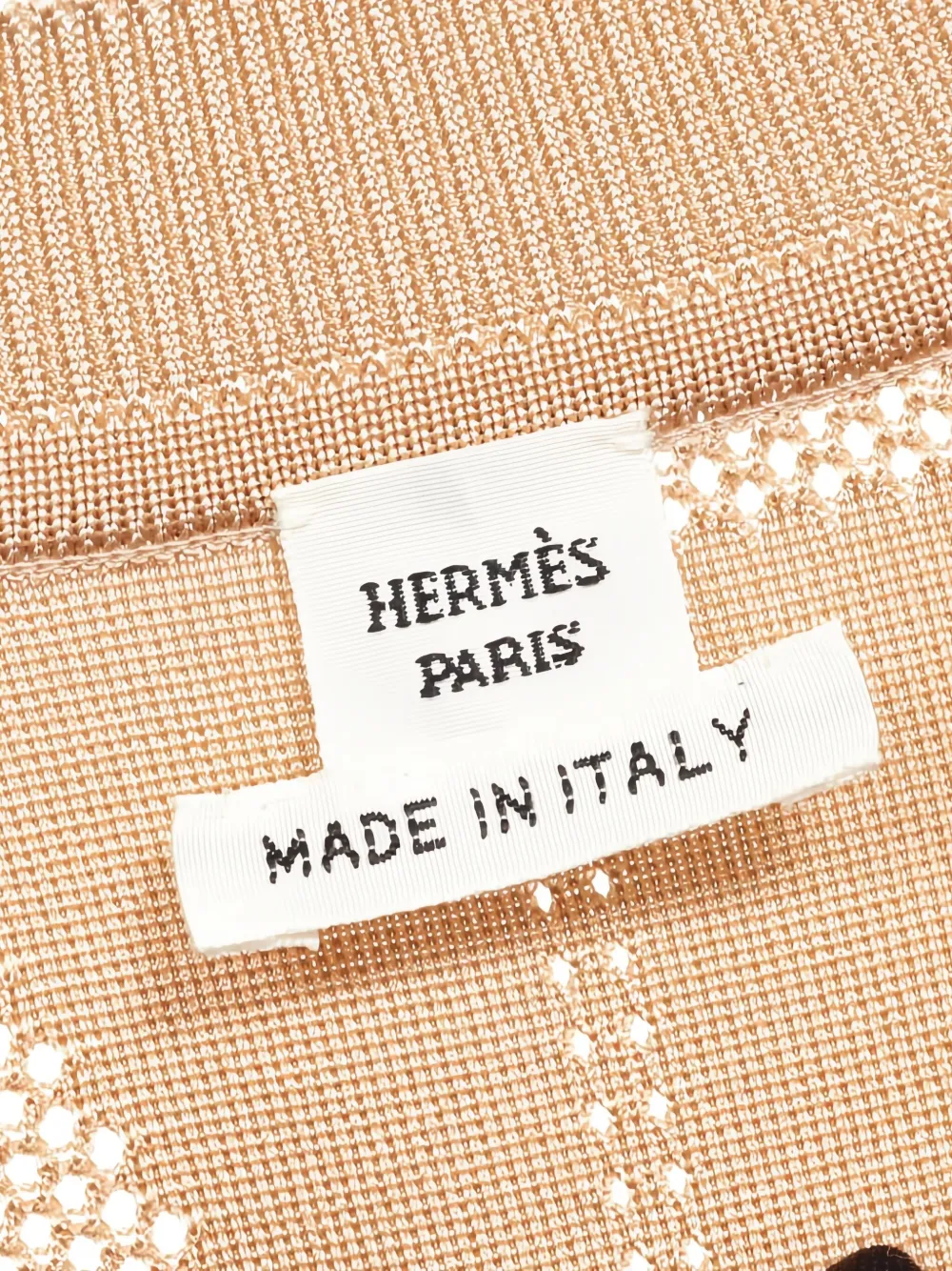 Pre-owned Hermes 2020s En Desordre Finesse Sweater In Neutral