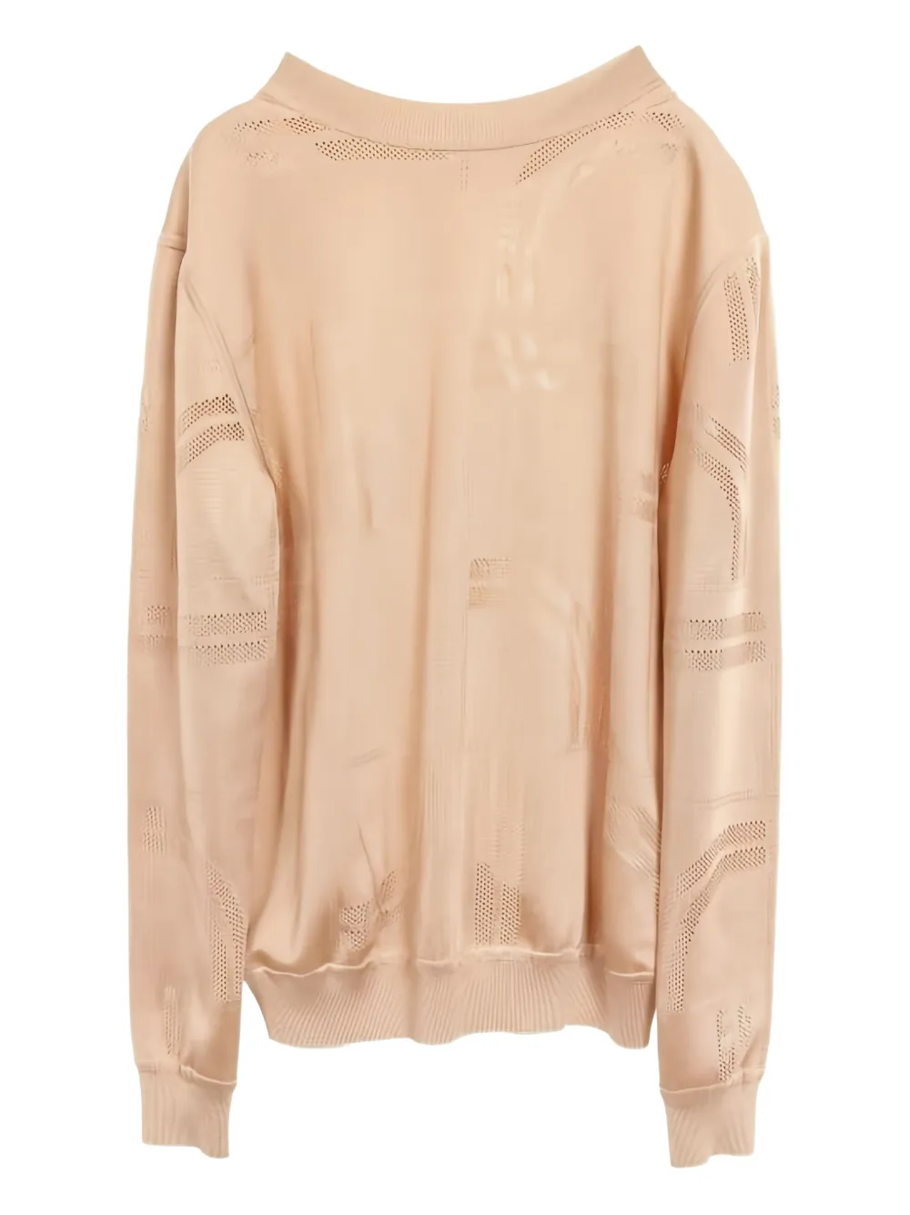 Pre-owned Hermes 2020s En Desordre Finesse Sweater In Neutral