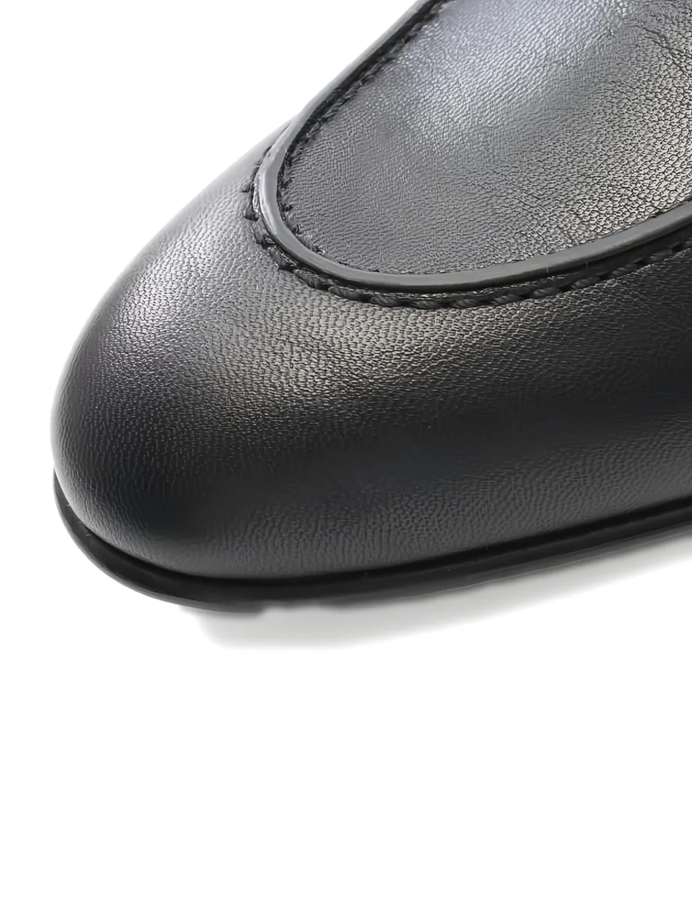 Pre-owned Hermes 2020s H-buckle Loafers In Black