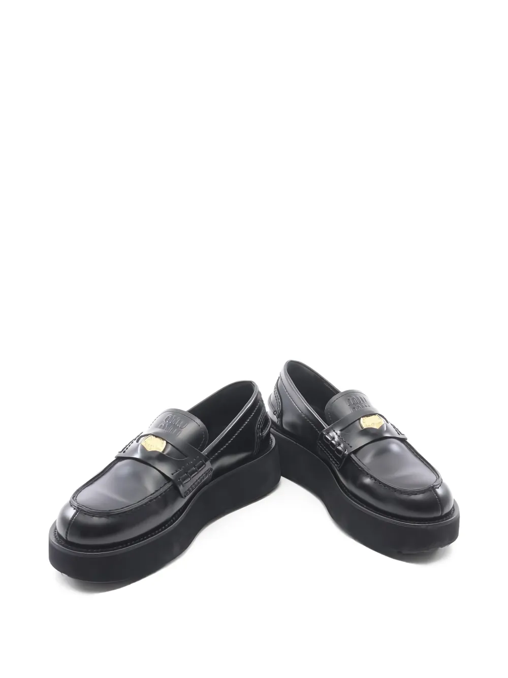 Miu Miu Pre-Owned 2010s 45mm platform penny loafers | Image 2