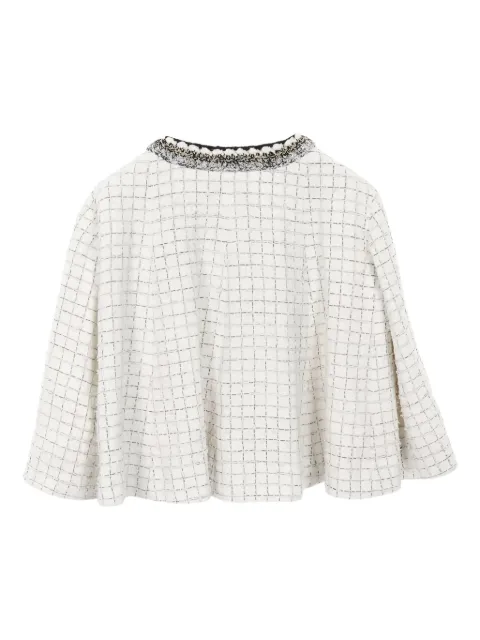 CHANEL Pre-Owned chamarra de tweed con botones 1986-1988