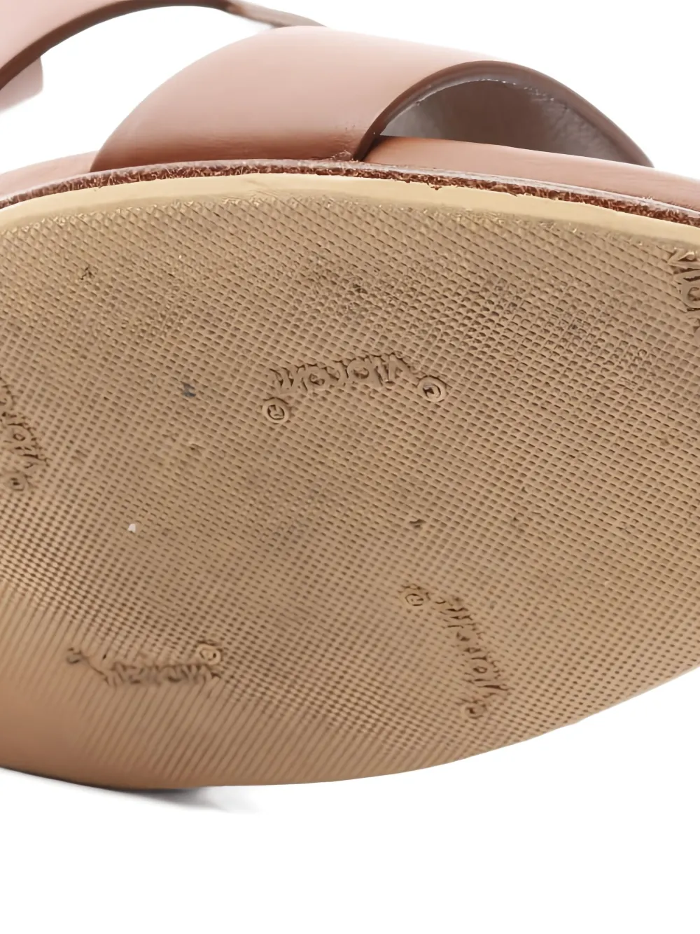 Pre-owned Hermes 2010 Cut-out Ankle Strap Legend Sandals In Brown
