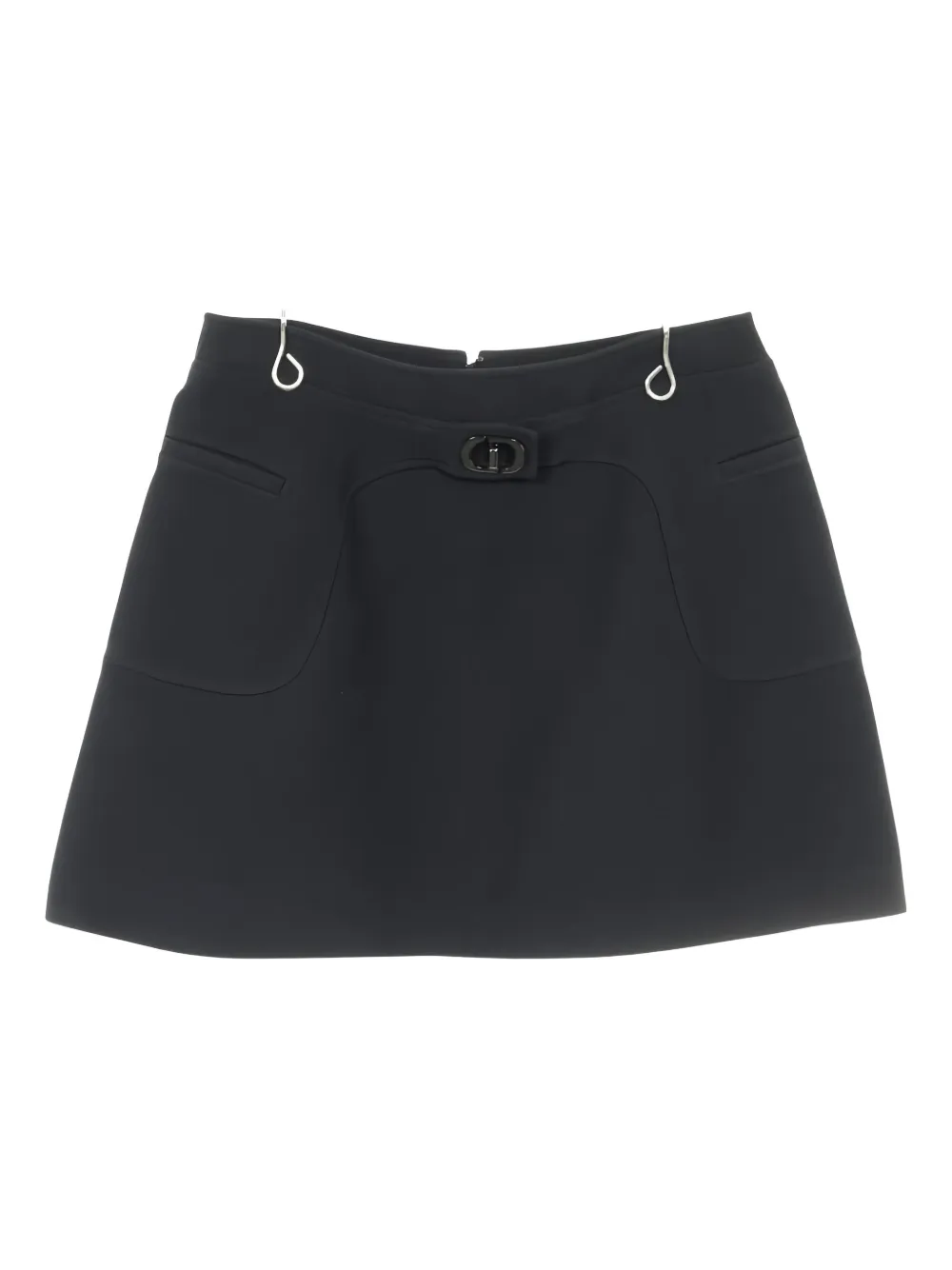 Christian Dior Pre-Owned buckle mini skirt | Black | Image 1