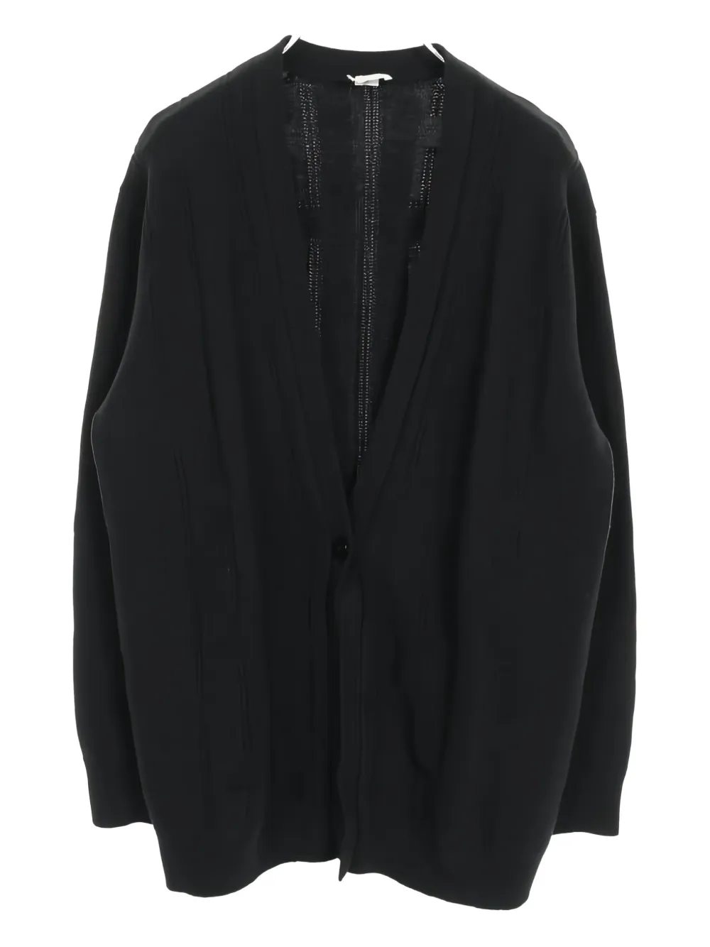 Hermès Pre-Owned pattern button knitwear | Black | Image 1
