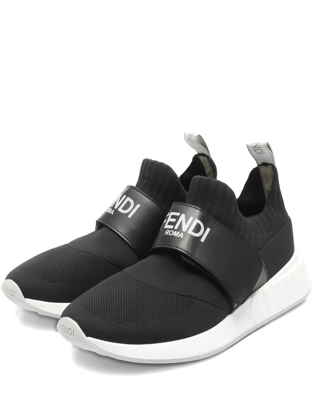 Fendi Pre-Owned 2010s logo sneakers | Black | Image 1
