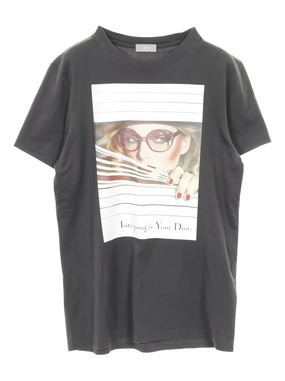 Christian Dior Pre-Owned 2010s heritage graphic T-shirt | Grey | Image 1