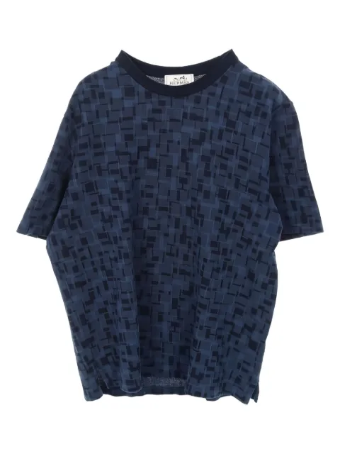 Hermès Pre-Owned 2010s pique crew neck T-shirt