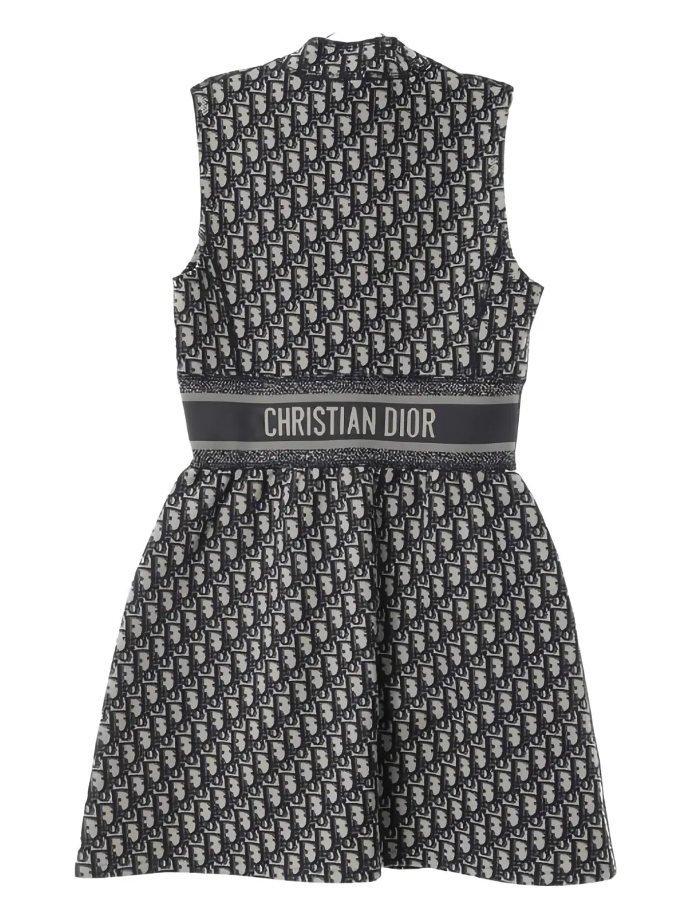 Christian Dior Pre-Owned 2010s Oblique dress - Blauw