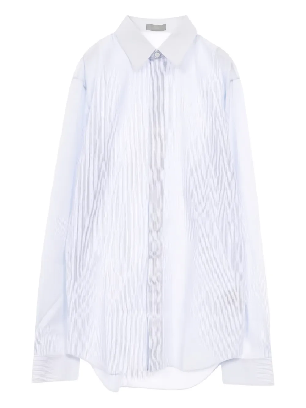 Christian Dior Pre-Owned 2010s x Shawn Stussy stripe logo embroidery shirt | White | Image 1