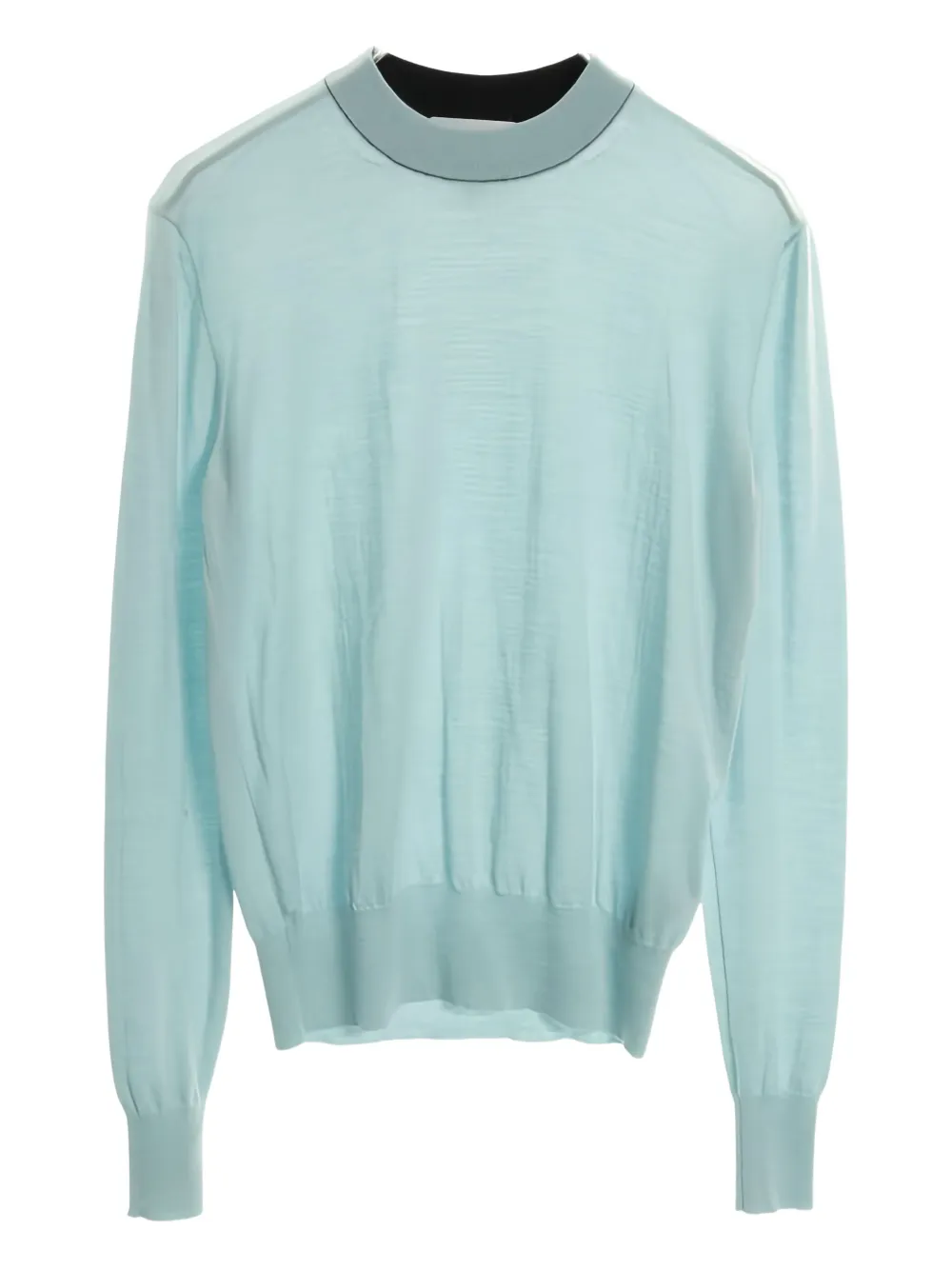 Bottega Veneta Pre-Owned 2010s crew neck sweater | Blue | Image 1