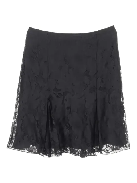 CHANEL Pre-Owned 1986-1988 lace skirt