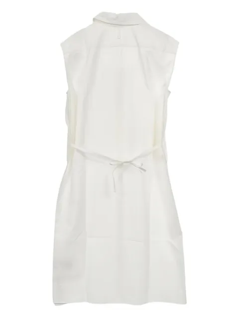 Hermès Pre-Owned logo embroidery shirt dress
