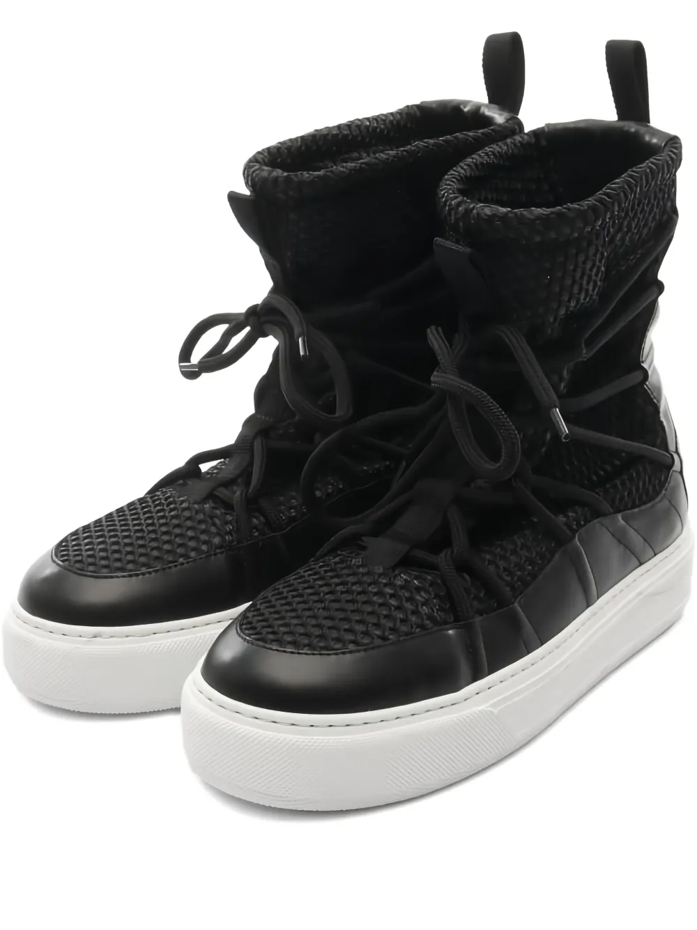 Christian Dior Pre-Owned mesh boots - ブラック Christian Dior Pre-Owned mesh boots - ブラック
