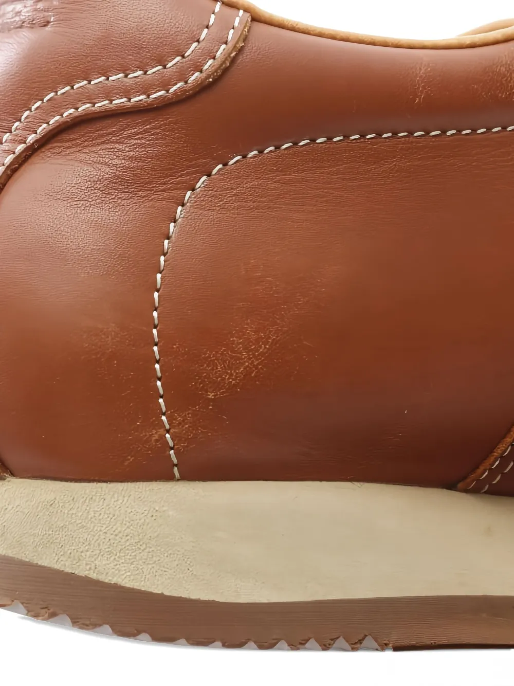 Pre-owned Hermes Leather Quick Sneakers In Brown