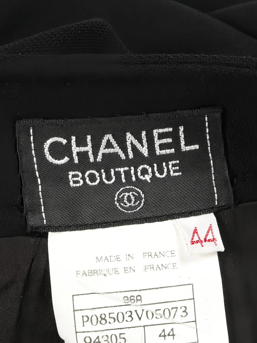 CHANEL Pre-Owned buttoned wrap skirt | Black | Image 1