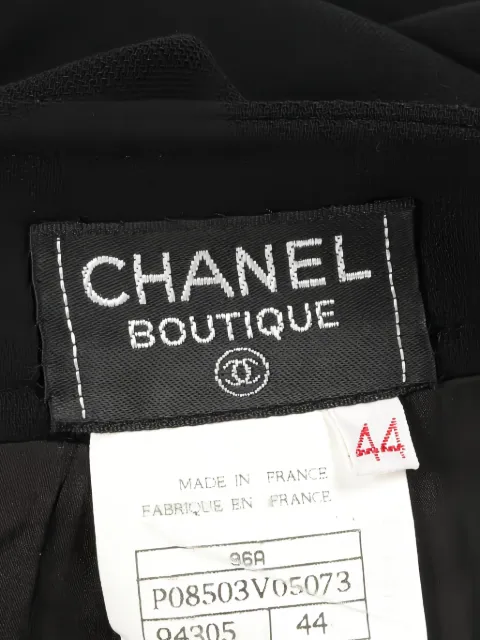 CHANEL Pre-Owned buttoned wrap skirt