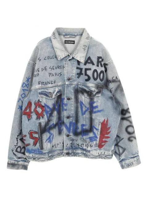 Balenciaga グラフィティ デニムジャケット